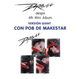 Aespa The 4th Mini Album Drama Gigant Ver. Random con POB de Makestar