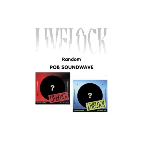 Xdinary Heroes 4th Mini Album Livelock Ver. Dipack Random POB Soundwave
