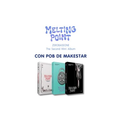 Zerobaseone The 2nd Mini Album Melting Point con POB de Makestar